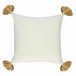 Чехол на подушку с кисточками и вышивкой птиц Ethnic mix Birds Square варинант исполнения - 4 | Loft Concept в Красноярске