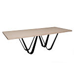 Стол обеденный на изогнутых ножках Consonance варинант исполнения - 2 | Loft Concept в Красноярске