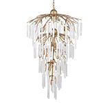 Люстра многоярусная с трубчатыми подвесками Dripping Crystals варинант исполнения - 3 | Loft Concept в Красноярске