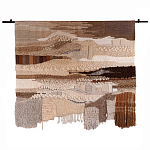 Тканый вручную монументальный настенный гобелен Earth Flow варинант исполнения - 6 | Loft Concept в Красноярске