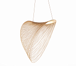 Подвесной светильник фигурный из деревянных прутьев Ecofriendly Light Source варинант исполнения - 2 | Loft Concept в Красноярске