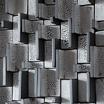 Абстрактное Объемное Панно Industrial panel Travers Coals варинант исполнения - 2 | Loft Concept в Красноярске