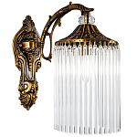 Бра с плафоном с виде трубчатых хрустальных подвесок Cadice Wall Lamp варинант исполнения - 1 | Loft Concept в Красноярске