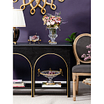 Чаша из прозрачного стекла с рельефным ободком и фигурками стрекоз Eden Garden варинант исполнения - 3 | Loft Concept в Красноярске