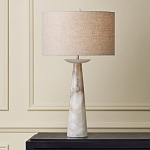 Настольная лампа на конусовидном корпусе с чашей и с тканевым абажуром Daydreaming варинант исполнения - 4 | Loft Concept в Красноярске