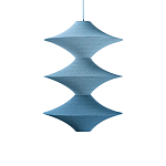 Подвесной вязаный голубой светильник «Звезда Востока 03» варинант исполнения - 2 | Loft Concept в Красноярске