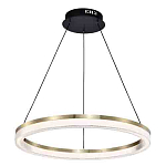 Люстра подвесная круглая светодиодная с золотым каркасом Ring Horizontal варинант исполнения - 3 | Loft Concept в Красноярске