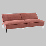 Диван современный вельветовый прямой Worcester Коралл варинант исполнения - 4 | Loft Concept в Красноярске