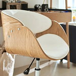 Вращающееся офисное кресло на колёсах Delwyn Chair варинант исполнения - 4 | Loft Concept в Красноярске