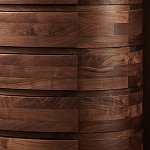 Комод деревянный с 7-ю ящиками Moon Walnut Furniture варинант исполнения - 5 | Loft Concept в Красноярске