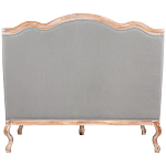 Диван двухместный из массива бука светло-серый Solid Luxury варинант исполнения - 2 | Loft Concept в Красноярске