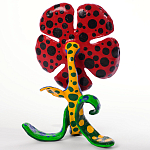 Декоративная статуэтка Yayoi Kusama Flowers that Bloom at Midnight Red варинант исполнения - 2 | Loft Concept в Красноярске