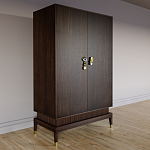 Платяной шкаф Elsa Dreams Walnut с 2-мя фасадами варинант исполнения - 2 | Loft Concept в Красноярске