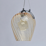 Подвесной светильник со стеклянном плафоном в форме бокала Kaleido варинант исполнения - 6 | Loft Concept в Красноярске
