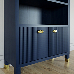 Книжный Стеллаж Elsa Dreams Blue с задней стенкой варинант исполнения - 1 | Loft Concept в Красноярске