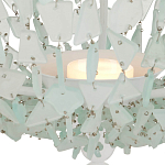 Люстра круглая с каскадом из декоративных элементов Sea Glass варинант исполнения - 3 | Loft Concept в Красноярске