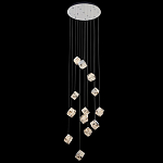 Люстра каскадная с мозаичным хрустальным оформлением Sparks of Crystal варинант исполнения - 2 | Loft Concept в Красноярске