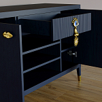 Комод-буфет Elsa Dreams Blue с открытыми полками   варинант исполнения - 1 | Loft Concept в Красноярске