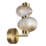 Бра с 2-мя рифлеными стеклянными шарами Marcelh Light варинант исполнения - 5 | Loft Concept в Красноярске