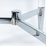 Приставной столик со стеклянной столешницей Deimos варинант исполнения - 4 | Loft Concept в Красноярске