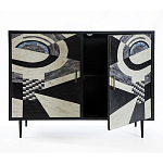 Буфет в гостиную с инкрустацией  Bone Inlay sideboard - 2 doors варинант исполнения - 3 | Loft Concept в Красноярске