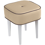 Квадратный мягкий пуф на белых ножках Winton Pouf Square варинант исполнения - 19 | Loft Concept в Красноярске