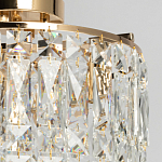 Потолочный светильник круглый с прозрачными подвесками Lunet варинант исполнения - 3 | Loft Concept в Красноярске