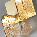 Бра волнистой формы из фактурного стекла Wave варинант исполнения - 8 | Loft Concept в Красноярске