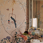 Обои ручная роспись Cecily pink варинант исполнения - 5 | Loft Concept в Красноярске