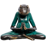 Статуэтка из бронзы в виде лягушки Animals Bronze варинант исполнения - 3 | Loft Concept в Красноярске