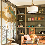 Обои ручная роспись Bamboo River Blossom Original colourway on Deep Rich Gold gilded paper with pearlescent antiquing варинант исполнения - 3 | Loft Concept в Красноярске