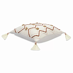 Подушка декоративная с геометрическим узором и кисточками Divine Abstractions варинант исполнения - 1 | Loft Concept в Красноярске