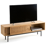 ТВ-тумба с плетеным декором Tate Wicker TV Stand варинант исполнения - 3 | Loft Concept в Красноярске