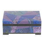 Шкатулка из натурального камня лазурит и чароит Stone Casket варинант исполнения - 2 | Loft Concept в Красноярске