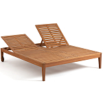 Шезлонг двухместный из эвкалипта Sunset варинант исполнения - 4 | Loft Concept в Красноярске