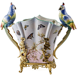 Ваза фарфоровая с попугаями Ferra варинант исполнения - 2 | Loft Concept в Красноярске