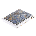 Портсигар на 10 сигарет с газовой зажигалкой из натурального камня Кианит Stone Cigarettes Cases варинант исполнения - 2 | Loft Concept в Красноярске