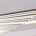 Люстра в виде распахнутых крыльев из тонких металлических планок Flight of Freedom варинант исполнения - 12 | Loft Concept в Красноярске