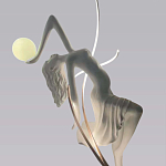 Торшер белая статуэтка Девушка Girl Carries Light Balls варинант исполнения - 2 | Loft Concept в Красноярске