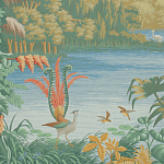 Обои ручная роспись Le Brésil Paille варинант исполнения - 3 | Loft Concept в Красноярске