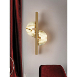 Бра  с фигурным мраморным рассеивателем Spiral of Warm Light варинант исполнения - 7 | Loft Concept в Красноярске