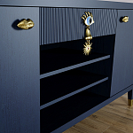 Комод-буфет Elsa Dreams Blue с открытыми полками   варинант исполнения - 4 | Loft Concept в Красноярске