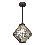 Подвесной светильник с плетеным металлическим каркасом Metal Interweaving варинант исполнения - 1 | Loft Concept в Красноярске