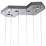 Люстра c 6-ю стеклянными плафонами хром Sparkling Bubbles Tube Chrome Hanging Lamp варинант исполнения - 3 | Loft Concept в Красноярске