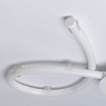 Люстра белого цвета с тремя изогнутыми светодиоидными плафонами Luke Lampco Tracer Lamp варинант исполнения - 8 | Loft Concept в Красноярске