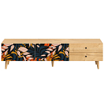 Длинная ТВ-тумба с принтом на ящиках Elise TV Stand варинант исполнения - 10 | Loft Concept в Красноярске