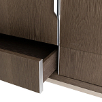 Шкаф из серого дуба Sawada Gray Oak Cabinet варинант исполнения - 5 | Loft Concept в Красноярске