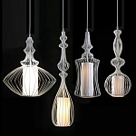 Подвесной светильник Wire Dream Pendant 3 Белый варинант исполнения - 1 | Loft Concept в Красноярске