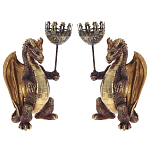 Подсвечник в виде дракона Dragon candlestick L or R варинант исполнения - 2 | Loft Concept в Красноярске