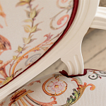 Полукресло из массива бука бежевое с растительным орнаментом Raffael Angel Beige Chair варинант исполнения - 6 | Loft Concept в Красноярске